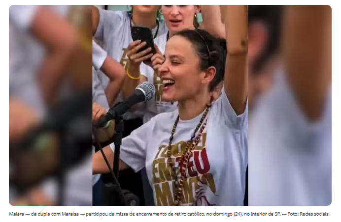 Saiba como funciona acampamento religioso que cantora sertaneja Maiara participou em Potirendaba
