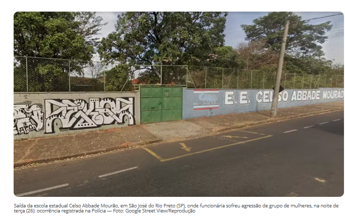 Funcionária de escola é agredida por grupo na saída da unidade em Rio Preto