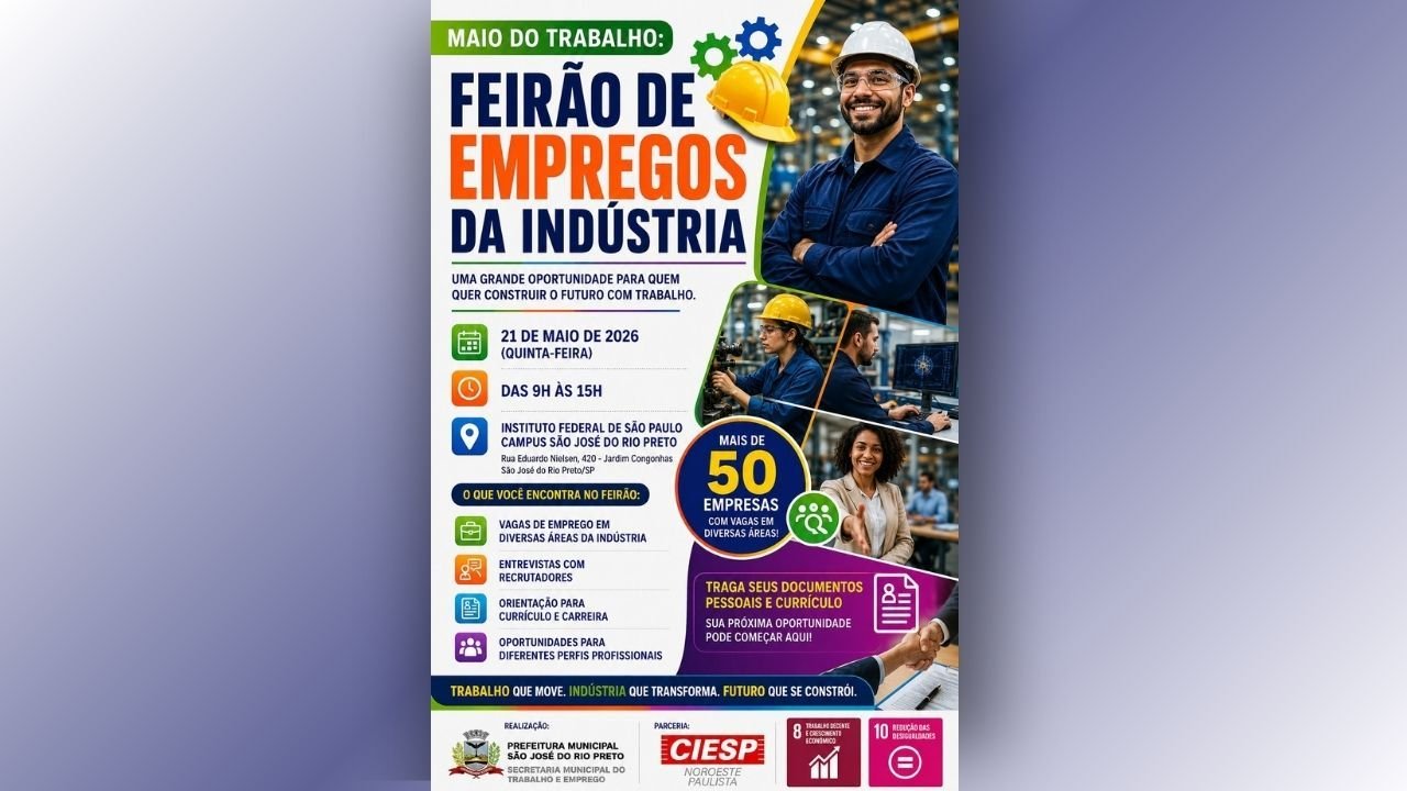 Feirão da Indústria reúne cerca de 50 empresas em Rio Preto