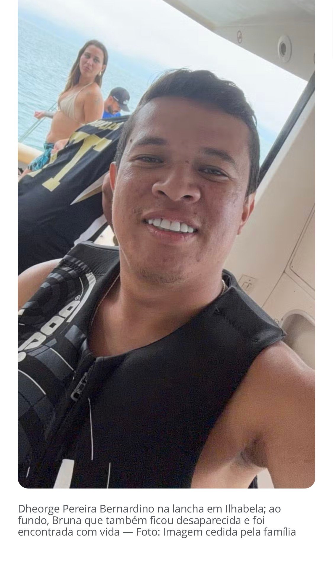 Mãe de morador de Rio Preto desaparecido no mar em Ilhabela mantém esperança em encontrá-lo vivo