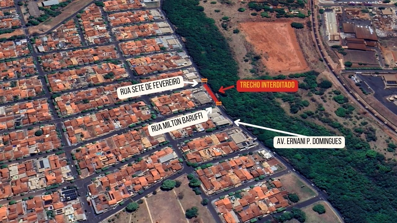 Prefeitura de Rio Preto bloqueia nesta terça o trânsito na Ernani Pires para poda de árvores