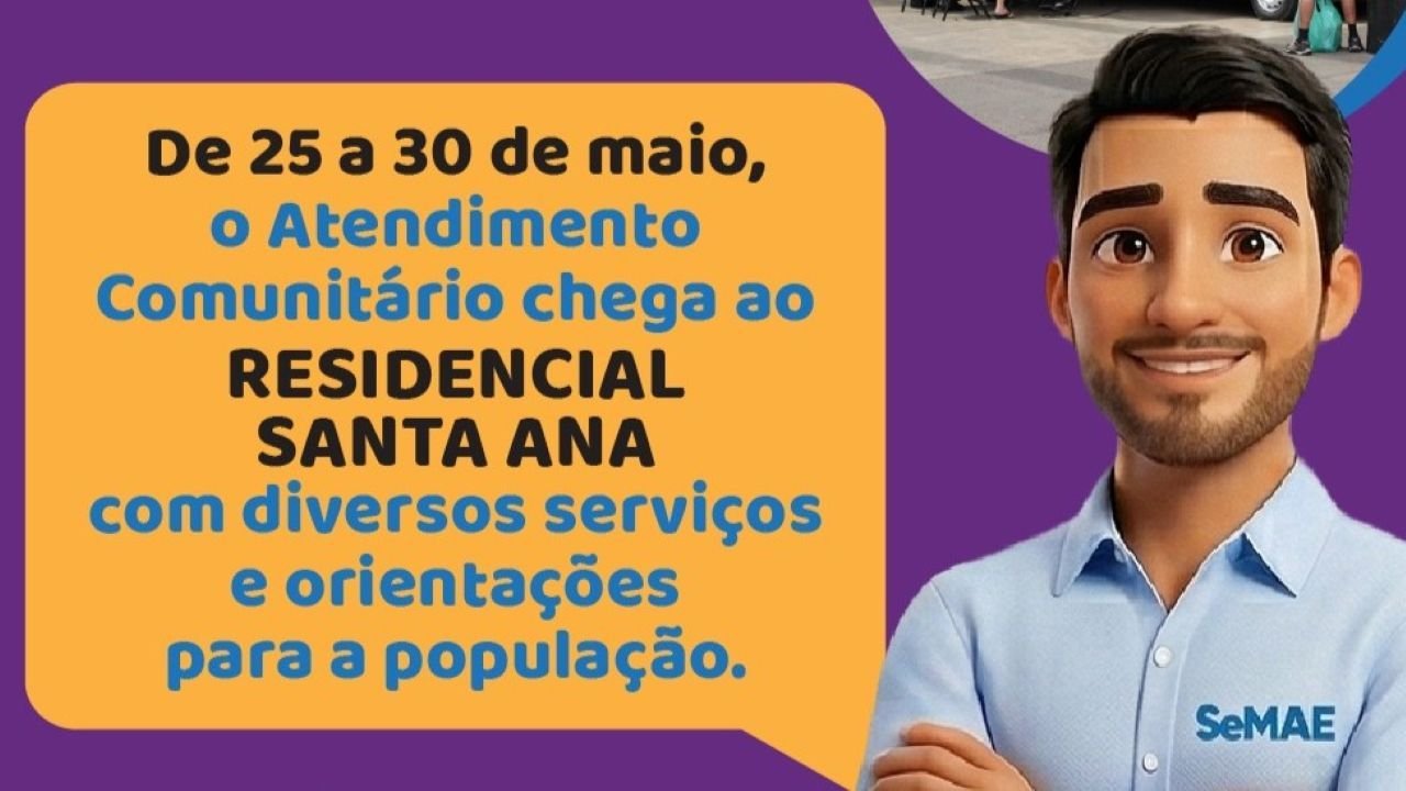 Atendimento comunitário do Semae chega ao bairro Marisa Cristina/Santa Ana em Rio Preto