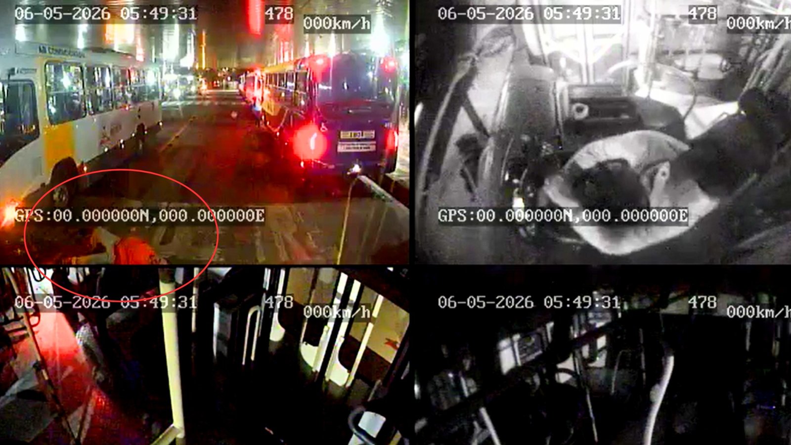 Vídeo flagra atropelamento de idoso por ônibus em terminal de Rio Preto e acende alerta para segurança viária