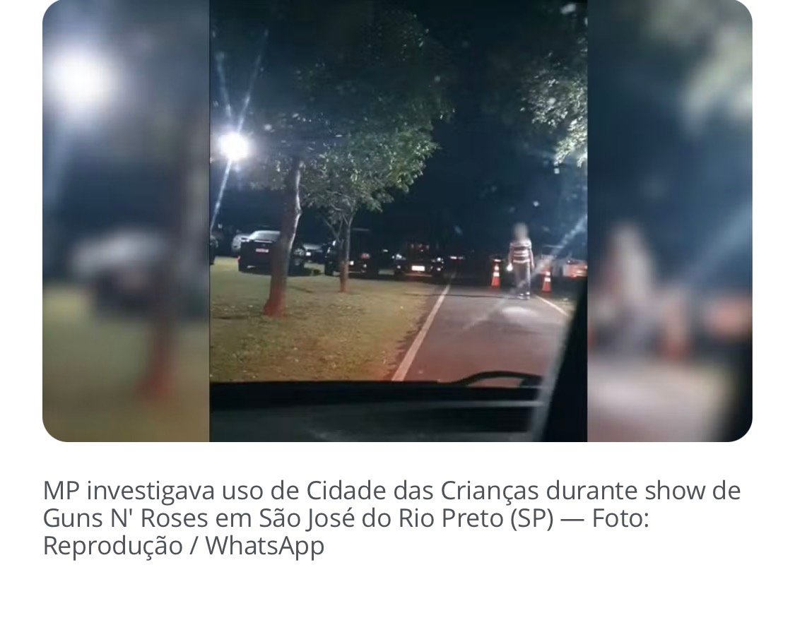 MP arquiva inquérito que apurava uso de Cidade das Crianças como estacionamento durante show em Rio Preto