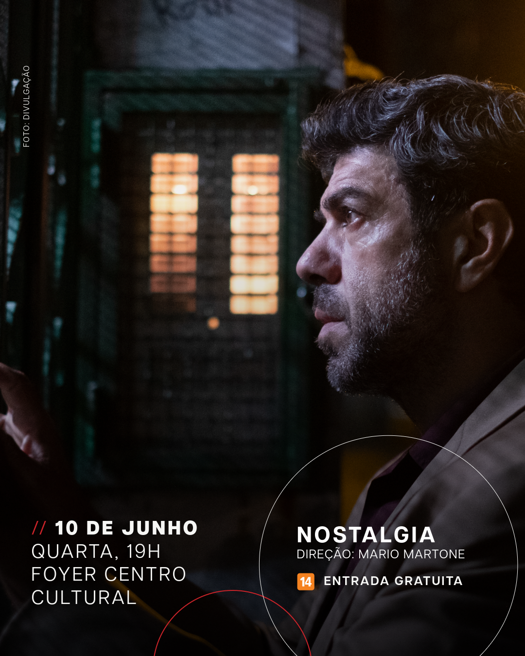 Sesi de Rio Preto exibe nesta quarta o filme “Nostalgia”, da Mostra de Cinema Italiano