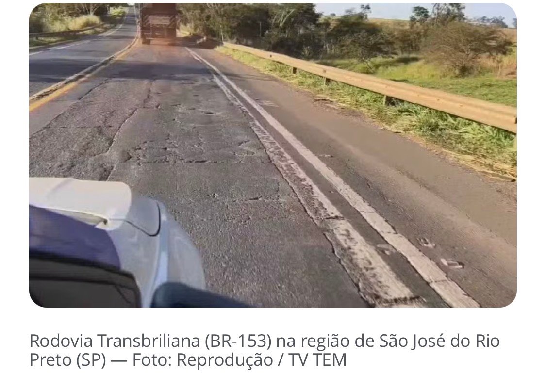 MPF aponta problemas e pede que concessionária seja obrigada a fazer melhorias na BR-153