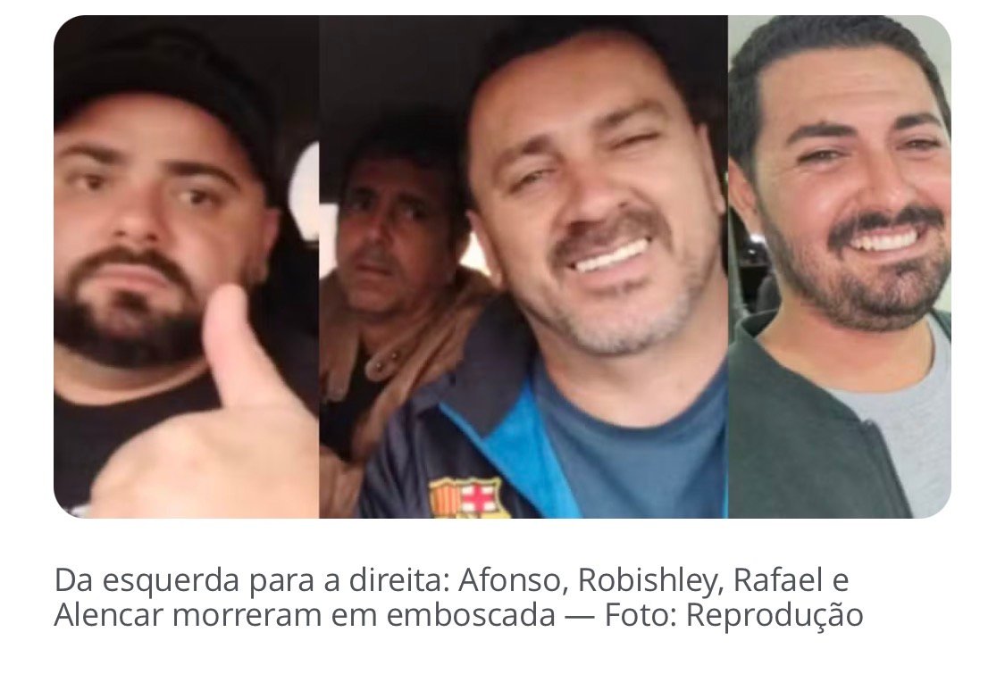 Fotografias de corpos contestam versão policial sobre emboscada que matou quatro homens em MG