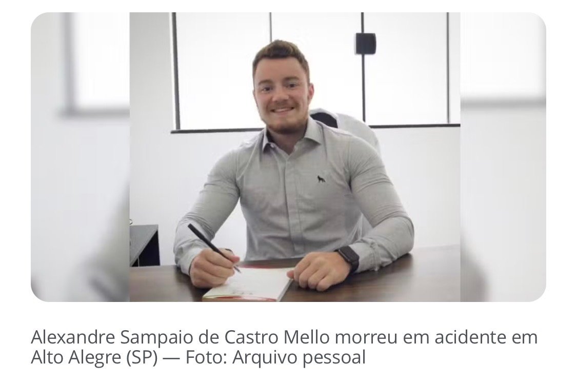 Nutricionista morre após perder o controle do carro em Alto Alegre