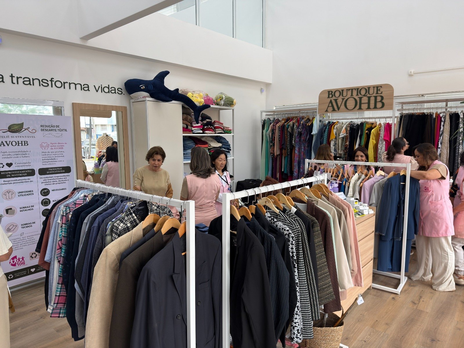 Associação de voluntários do HB de Rio Preto inaugura sua Boutique