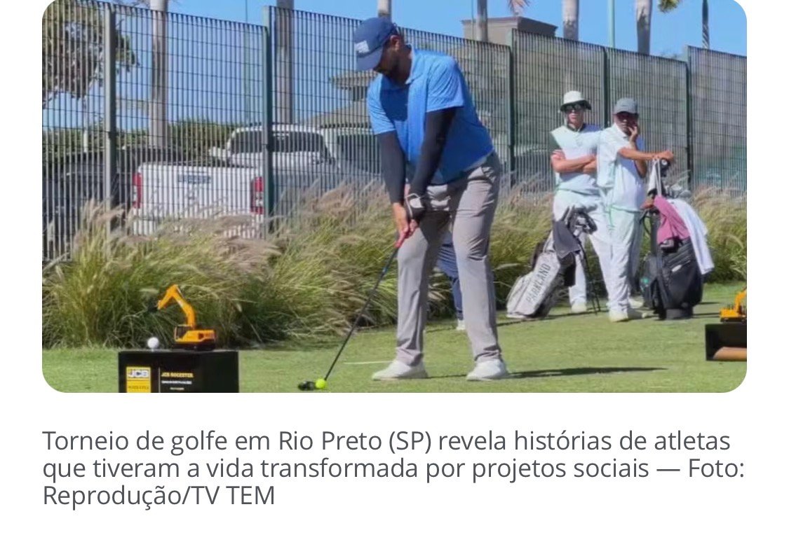 Torneio em Rio Preto reúne elite do golfe e revela histórias de atletas que tiveram a vida transformada por projetos sociais