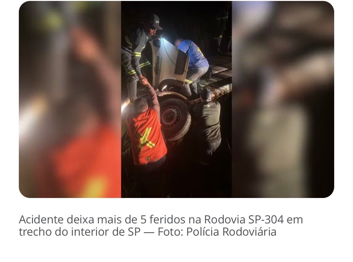 Batida entre van e caminhão deixa 12 feridos em Novo Horizonte
