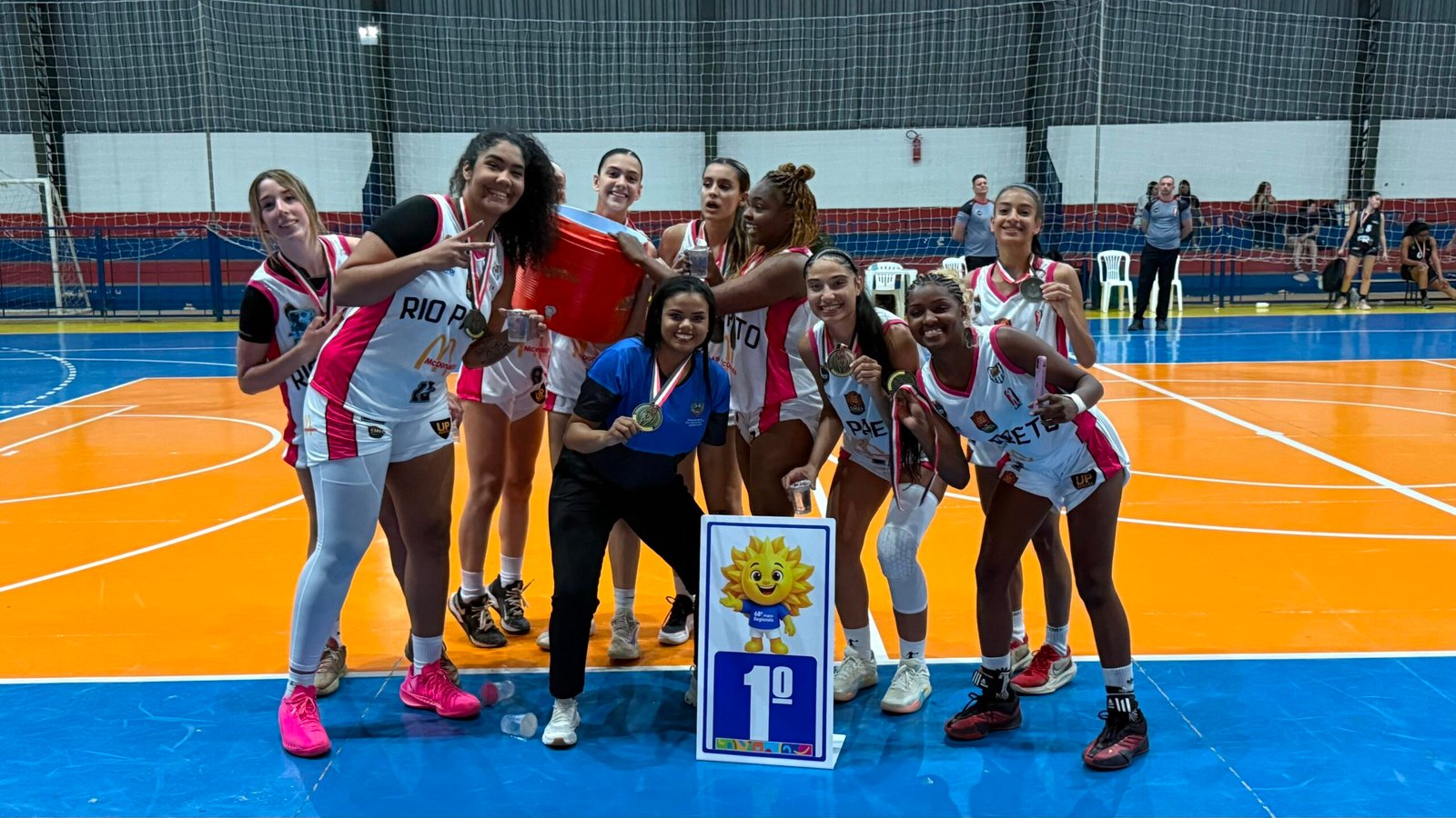 Rio Preto fatura ouro no basquete feminino dos Jogos Regionais de Penápolis