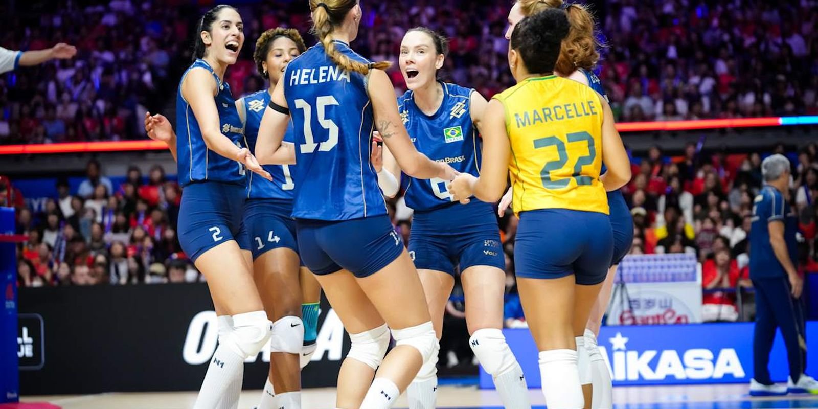 Vôlei Feminino: Brasil supera Japão e inicia terceira semana da Liga das Nações com vitória crucial em Osaka