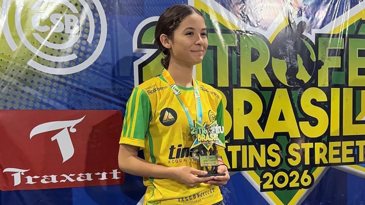 Patinadora de Rio Preto garante vaga para o Mundial no Paraguai