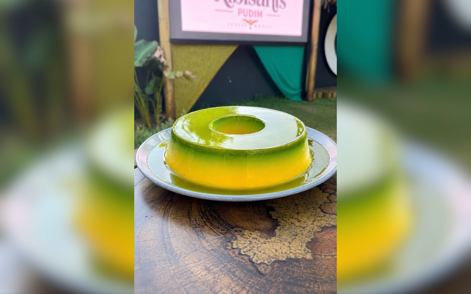 Da cozinha ao campo: confeiteiro de SP cria o ‘pudim do hexa’ e celebra a paixão nacional pela Seleção