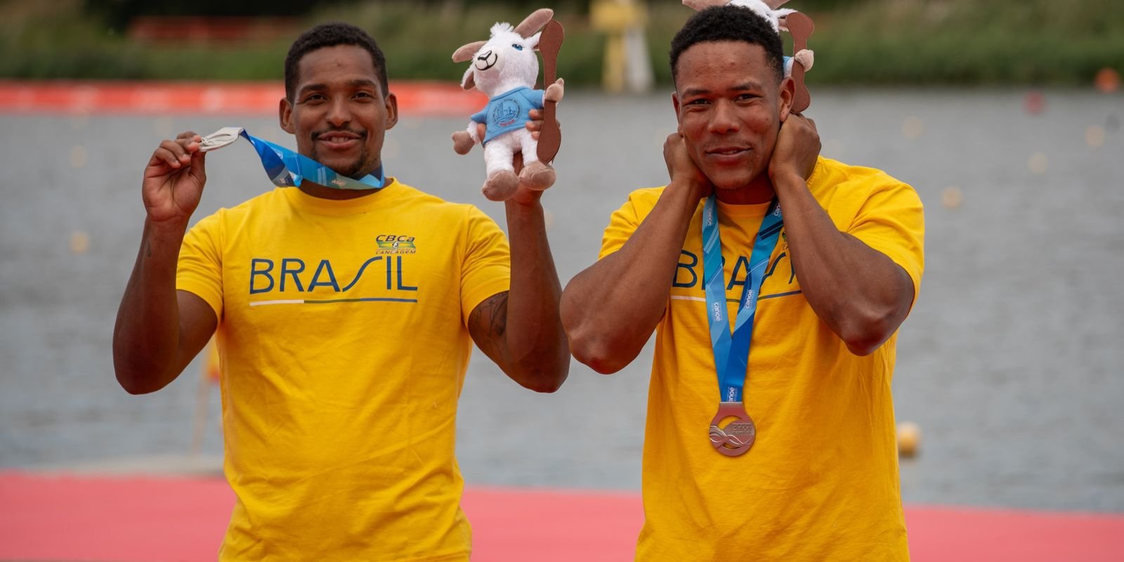 Jacky Godmann e Gabriel Nascimento conquistam prata no Mundial de Canoagem