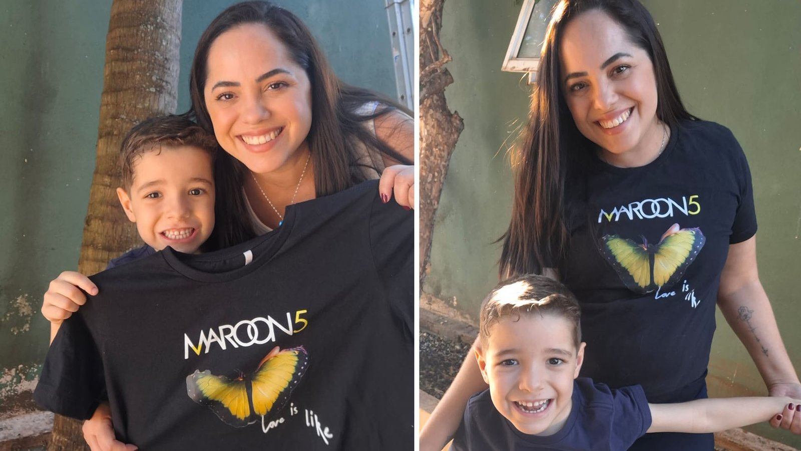 Mãe fã de Maroon 5 batiza filho de Adam Levine e vai a show no interior de SP: ‘Topo do topo’