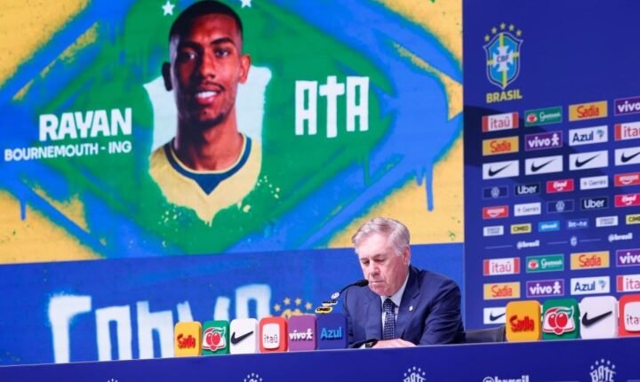 Ancelotti anuncia 26 convocados para amistosos da seleção brasileira
