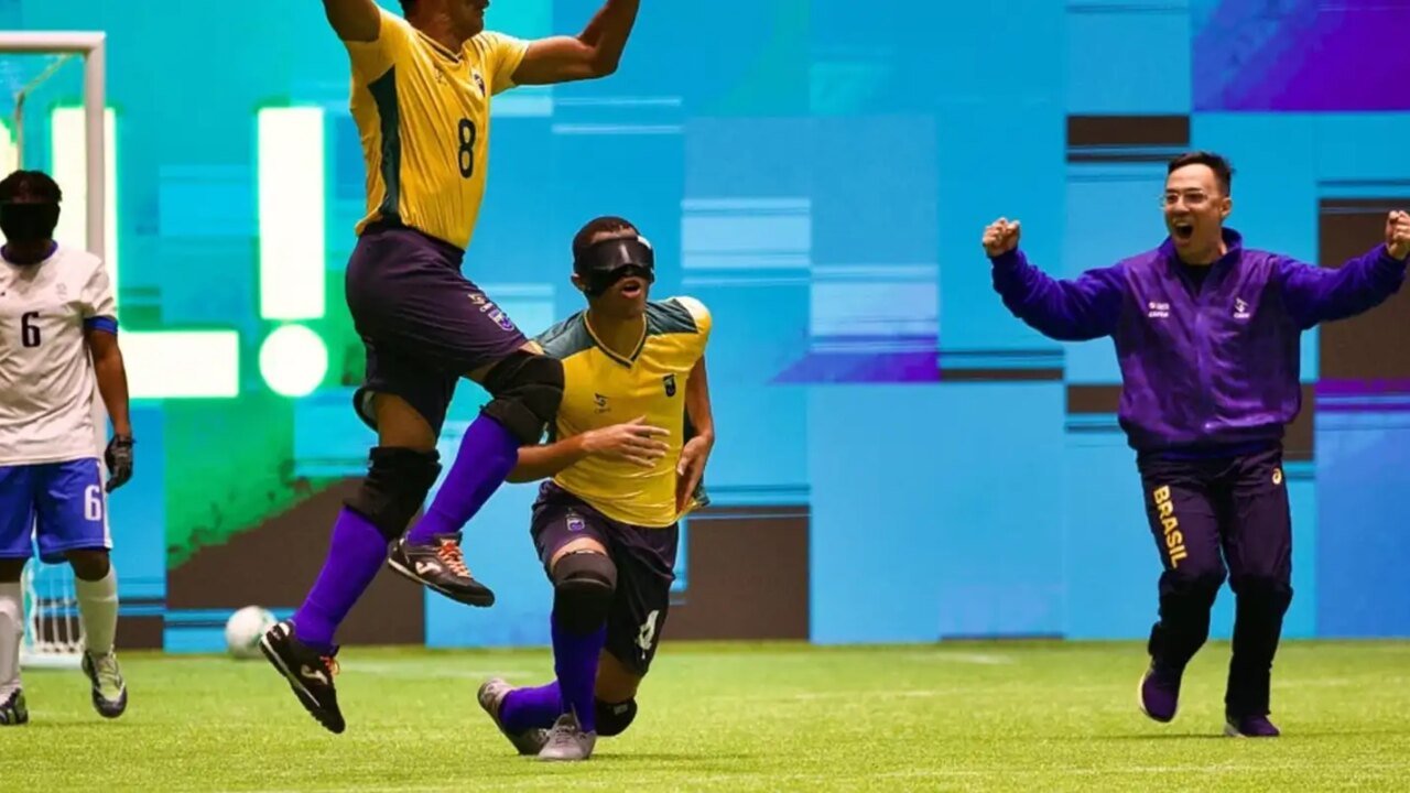 Brasil é heptacampeão da Copa América de futebol de cegos em SP