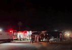 Acidente entre ônibus e carreta deixa cinco mortos na BR-116, em MG