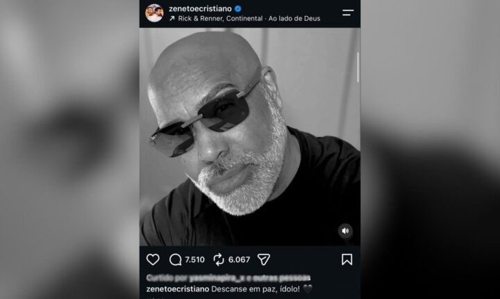Zé Neto e Cristiano lamentam morte de cantor Rick, da dupla com Renner: ‘Descanse em paz, ídolo’