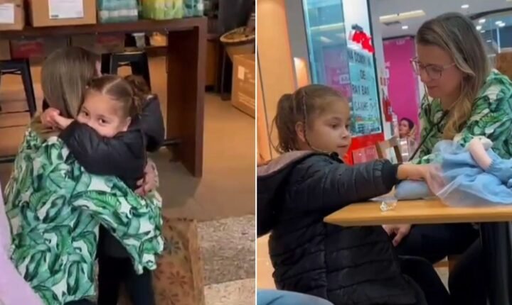 Vídeo: mãe que doou órgãos da filha se emociona ao ouvir coração em criança transplantada