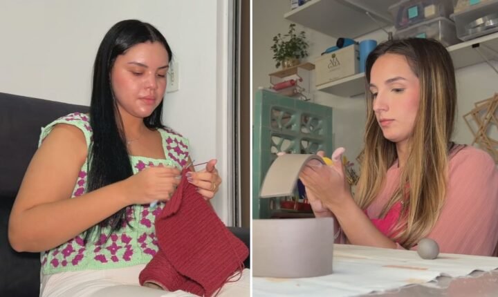 Geração Z troca telas por crochê, cerâmica e outros hobbies ‘retrô’ para desacelerar: ‘Bom para saúde mental’, diz jovem