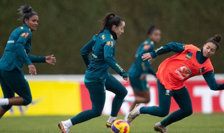 Seleção feminina estreia no Beira-Rio em amistoso contra Argentina