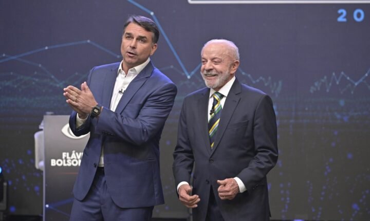 Gerp: Flávio Bolsonaro tem 52% dos votos válidos, e Lula, 48%, em empate técnico