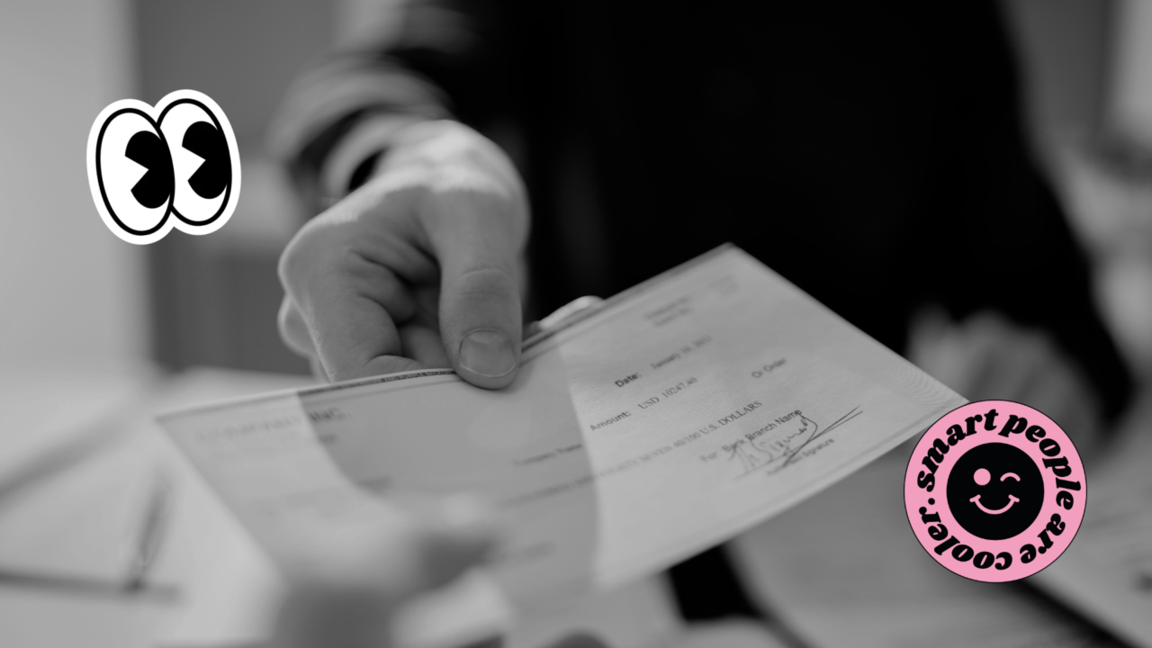 Cheque em branco? Jamais