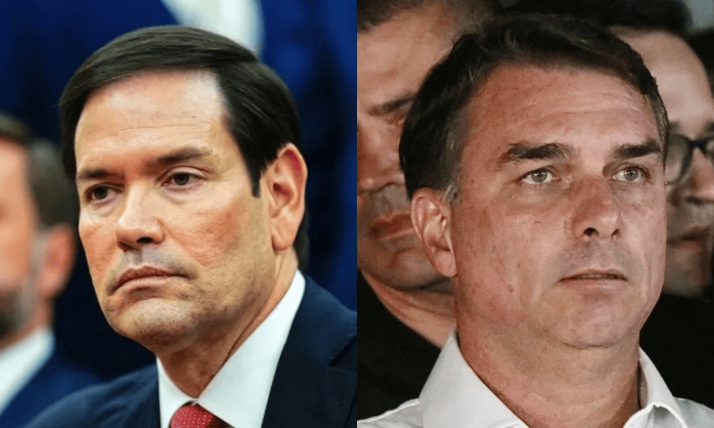 Rubio afirma que EUA não tiveram envolvimento direto na saída de Flávio Bolsonaro do Brasil