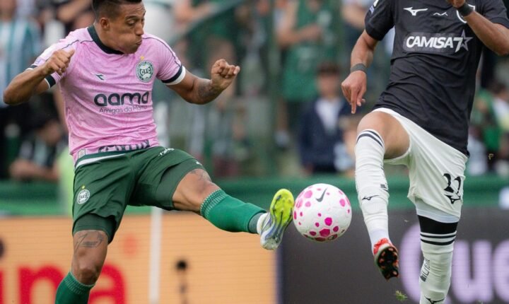 Coritiba e Botafogo empatam e mantêm jejum de vitórias no Brasileirão