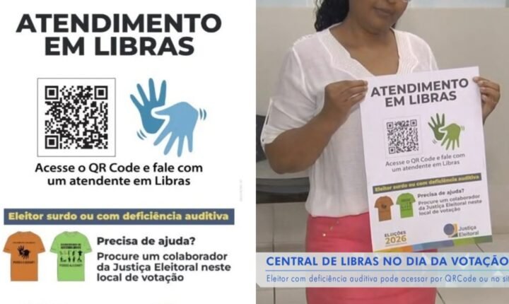 Eleições 2026: votação conta com intérpretes de Libras para eleitores com deficiência auditiva