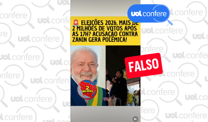 Lula obteve 1.600 votos na Bahia após as 17h, e não 2 milhões