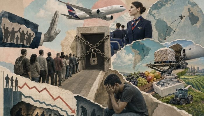 O fim da escala 6"1 terá efeitos nocivos em vários setores da economia, inclusive aviação. (F...
