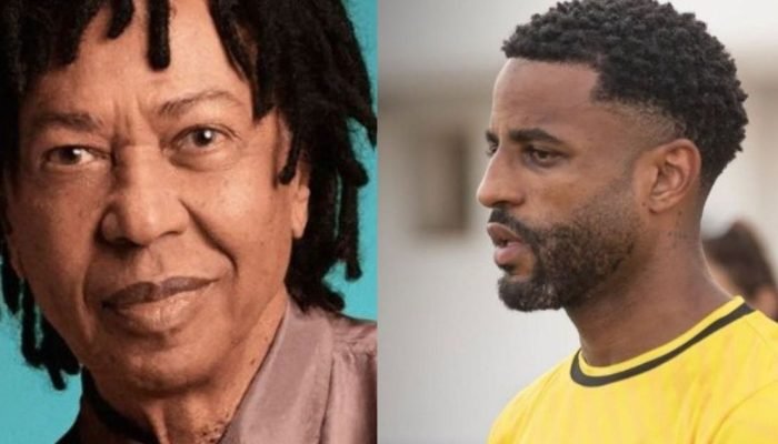 Djavan, o cantor, e Djavan, o jogador de futebol  • Reprodução / Redes Sociais