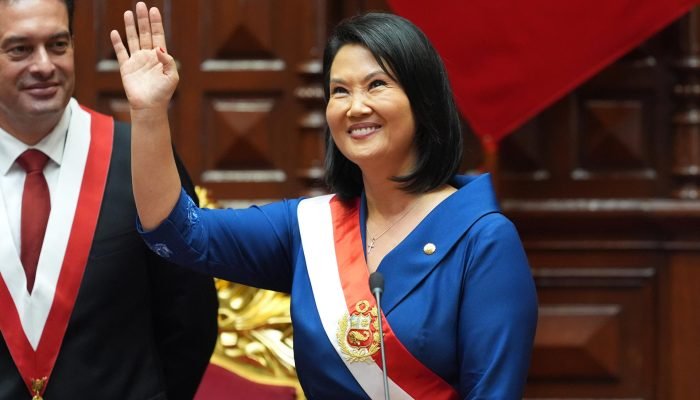Keiko Fujimori toma posse como presidente do Peru, em cerimônia realizada em Lima. (Foto: Guadal...